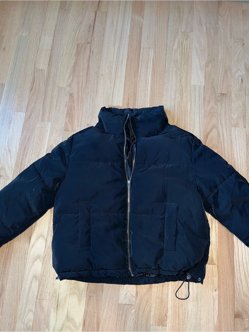 Black Puffer Jacket - Classic Insulated Coat